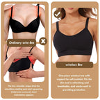 Womens Wireless Bras Comfort Push Up Bras No Underwire Bra Full Support Lift Bralette Full Coverage Sport Everyday Bra