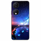 For Honor 90 Smart 5G Case 6.8'' Animal Painted Wolf Lion Silicon Phone Cover For Honor 90 Smart TPU Coques Protect Shell Capa