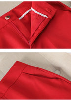 Fashion Red Black Beige Women Pant Suit 2 Piece Set Office Ladies Female Business Work Wear Formal Blazer Jacket And Trouser