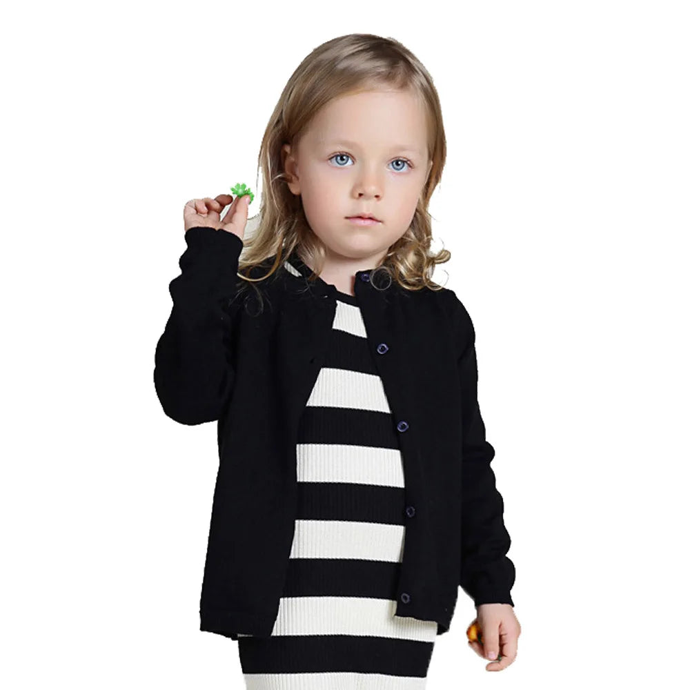 Baby Clothes Boys Cardigan 6 to 9 12 18 24 Months Soft Cotton White Black Gray Light Blue Toddler Girls Sweaters Kids Cardigans