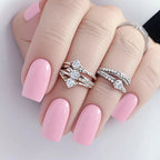 Artificial Press On False Nails Long Acrylic Faux Ongle For Girl Gluing Dark Brown Full Cover Finger Tips Manicure Tool