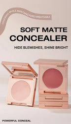 New Maycheer Eye Soft Matte Concealer Full Coverage Long Wear Waterproof Formula for Dark Circle Freckles&Blemishes Matte Finish