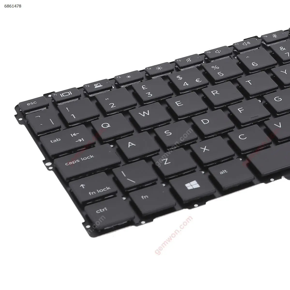 UK Laptop Keyboard for HP EliteBook 1030 G2 x360 Black with Backlit