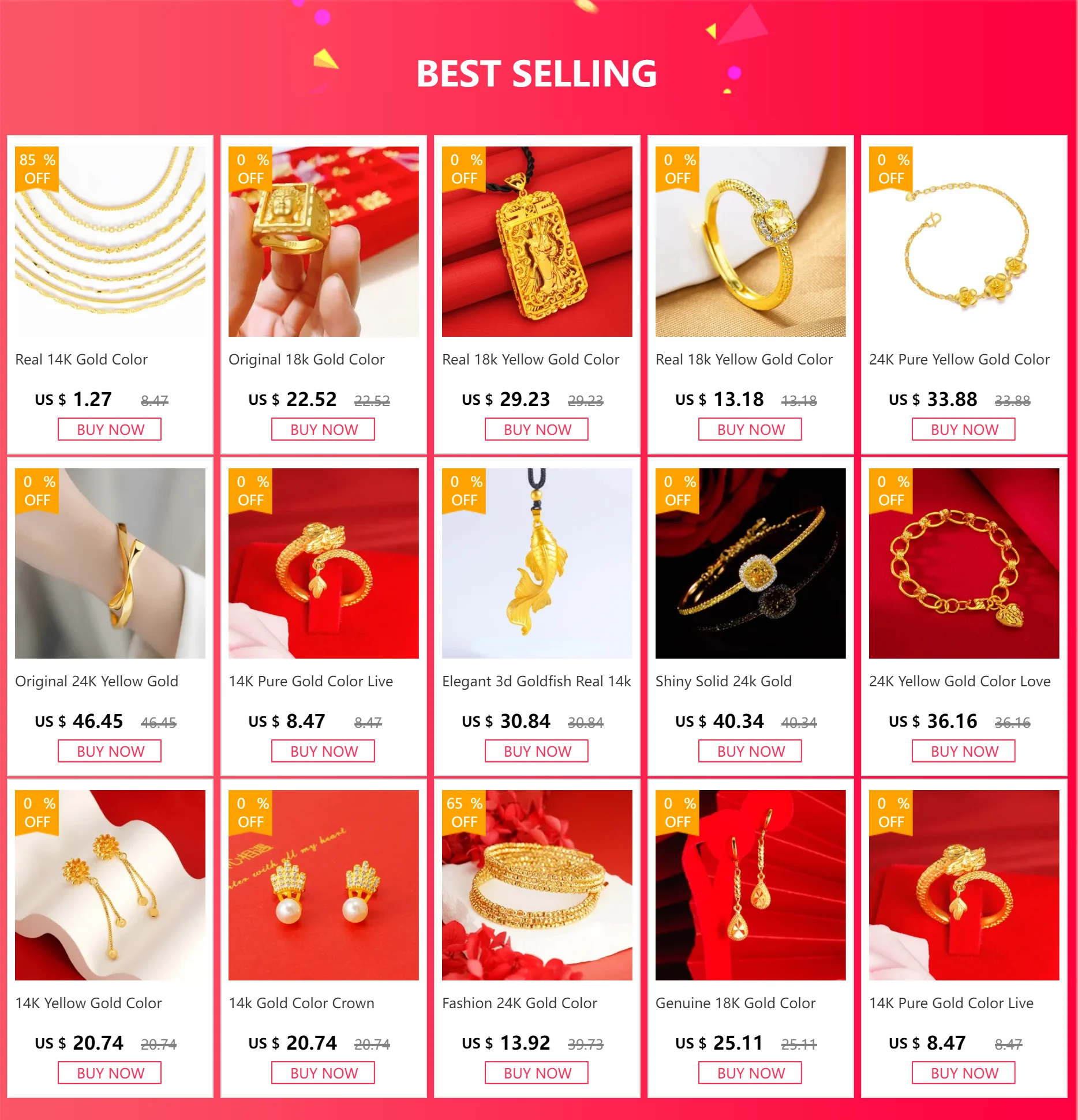 Pure 14k Yellow Gold Coating Ring for Women Classic Glossy Hollowed Leaves Flowers Rings for Bridal Wedding Jewelry Gifts