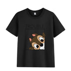 Chip and Dale Disney Kids Tshirts Cartoon Double and Trouble Print Summer Twins Tops Tees Funny Boys Girls Best Friends Shirts