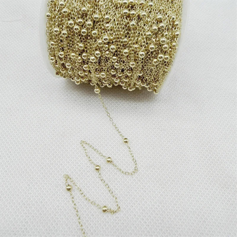 2yards Golded/silvered Plated Necklace Chain for Jewelry Making Findings DIY Necklace Chains Materials Handmade