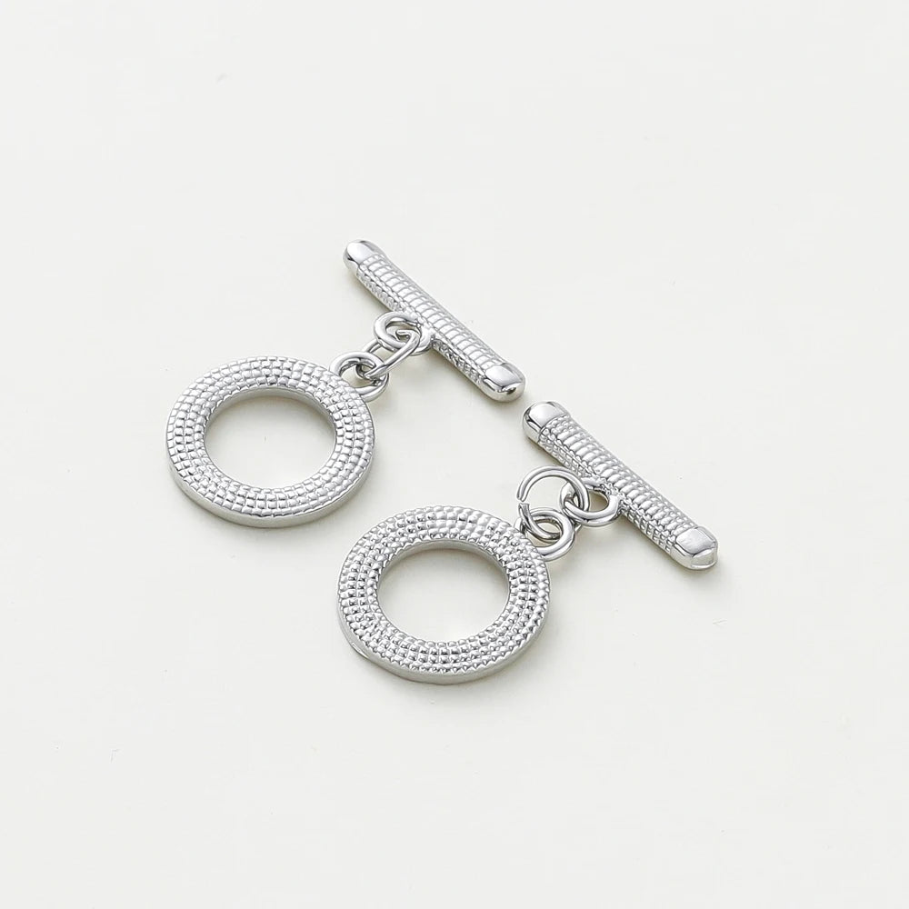 2-6Sets 14K/18K Gold Plated Brass OT Clasp Toggle Clasps Connector for DIY Bracelet Necklace Jewelry Making Findings Accessories