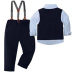 Baby Boy Clothes Toddler Wedding Outfit Set Kid Easter Church Suit Infant Chrimas Halloween Xmas Formal Birthday Party Gift 6PCS