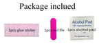 Artificial Press On False Nails Long Acrylic Faux Ongle For Girl Gluing Dark Brown Full Cover Finger Tips Manicure Tool