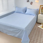 Soft Egyptian Cotton Bed Sheet Home Textile Luxury 400TC 100% Cotton Flat Sheets Bed Linen Single Queen King Size Bedspreads