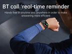 Smart Watch Hebrew Language 1.85inch Full Touch Screen Make/Answer Phone Calls Notification Reminder Smartwatch For Android IOS