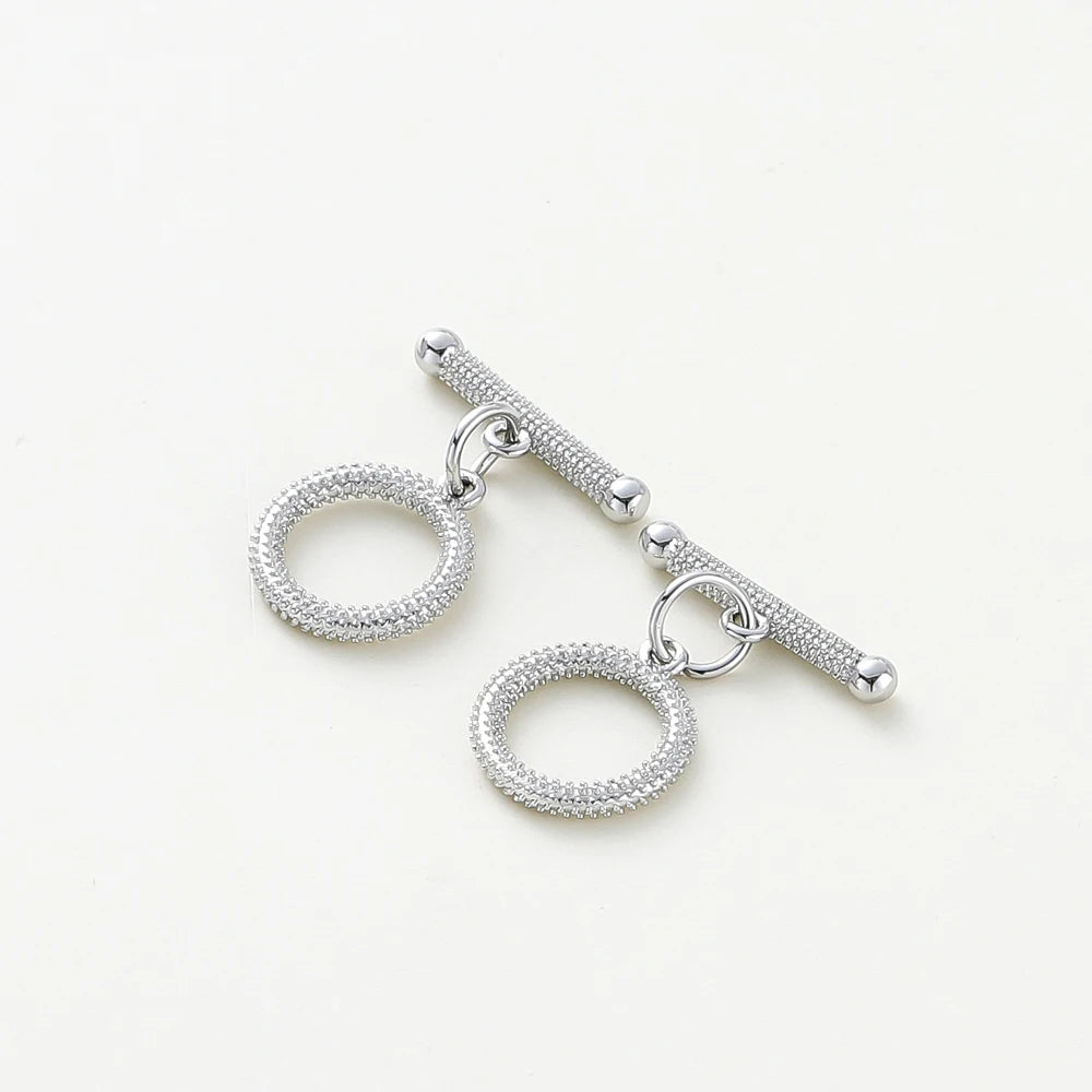 2-6Sets 14K/18K Gold Plated Brass OT Clasp Toggle Clasps Connector for DIY Bracelet Necklace Jewelry Making Findings Accessories