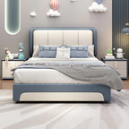 Upholstered Bedroom Bed Cute Aesthetic Children Single Bed Nightstands French Frame Muebles Para El Hogar Home Accessories