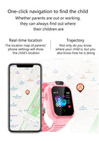 Kids Smart Watch SOS GPS Location Phone Call Sim Card Child Smart Watch Camera Waterproof Upgrade Watch For Kids Gift