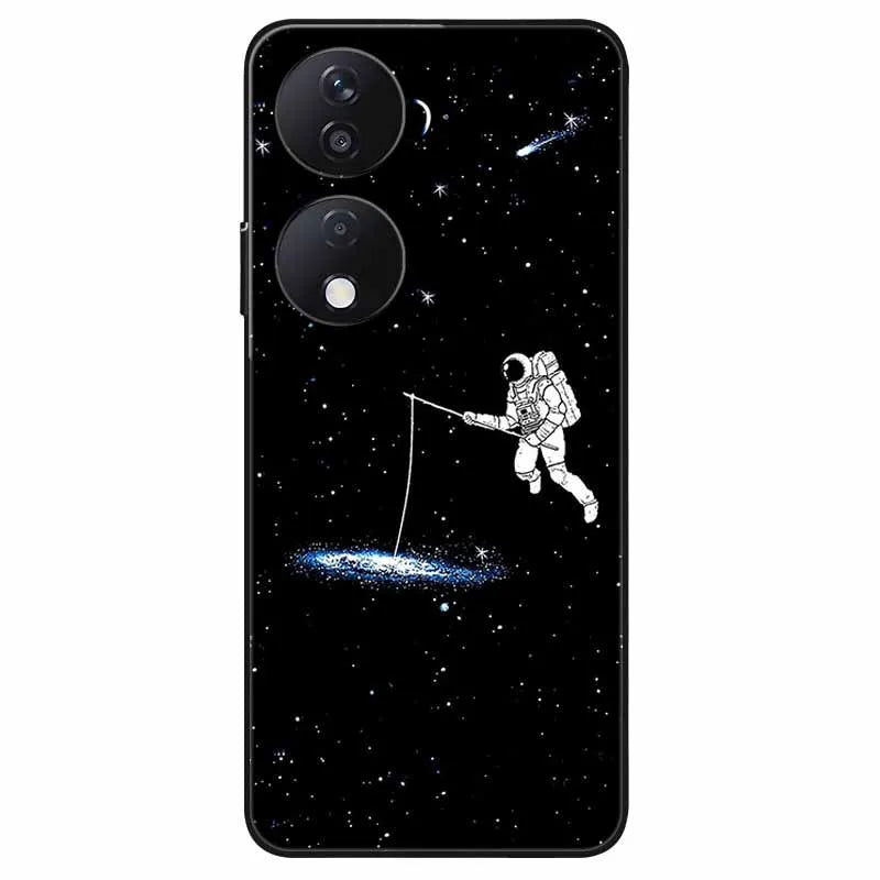 For Honor 90 Smart 5G Case 6.8'' Animal Painted Wolf Lion Silicon Phone Cover For Honor 90 Smart TPU Coques Protect Shell Capa