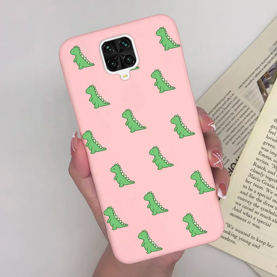 For Xiaomi Redmi Note 9 Pro Max Phone Case Matte Cute Girl Avocado Soft Silicone Cover For Xiaomi Redmi Note 9 Pro Max 9S Bumper