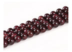 1A Natural Stone Dark Red Garnet Bead Round Loose Spacer 4 6 8 10mm Pick Size For Jewelry Making Diy Necklace Bracelet Accessory
