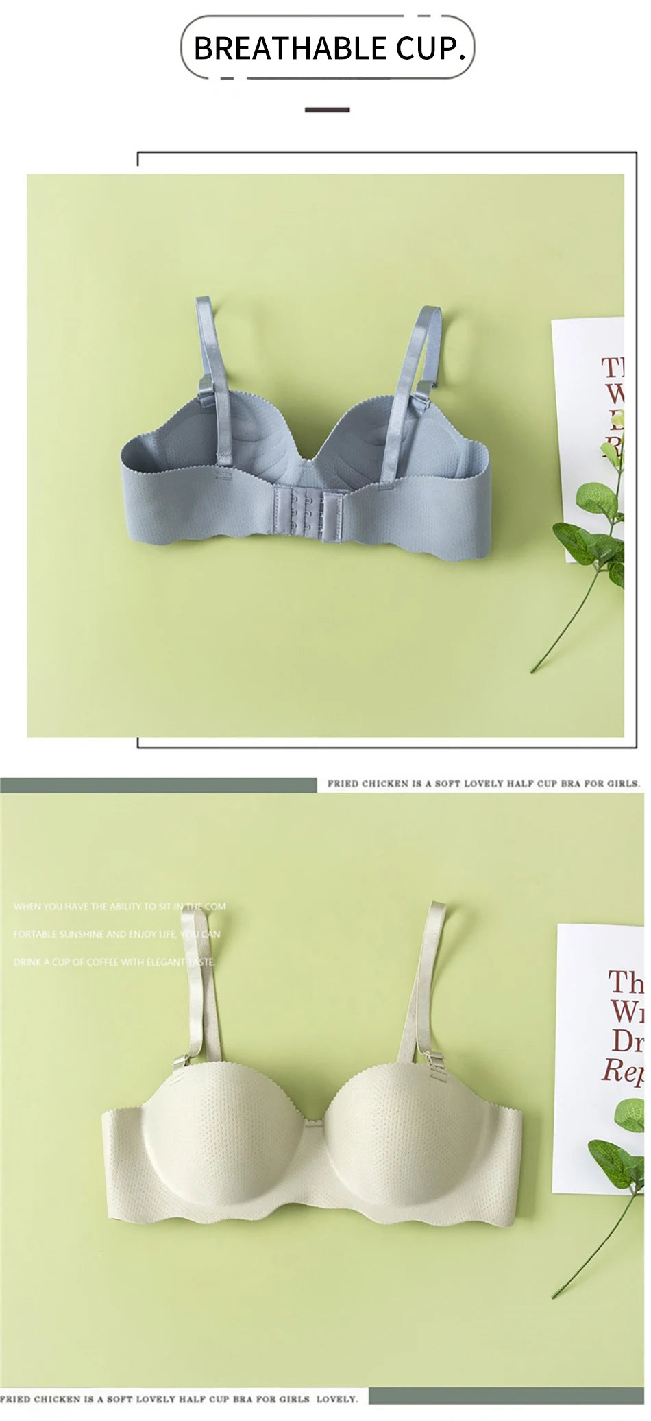 Sleek Supportive Design Children Girls Seamless Bras No Underwire Padded for Small Busts Comfort and Breathable for Active Wear