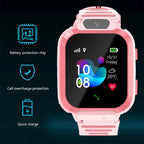 Kids Smart Watch SOS GPS Location Phone Call Sim Card Child Smart Watch Camera Waterproof Upgrade Watch For Kids Gift