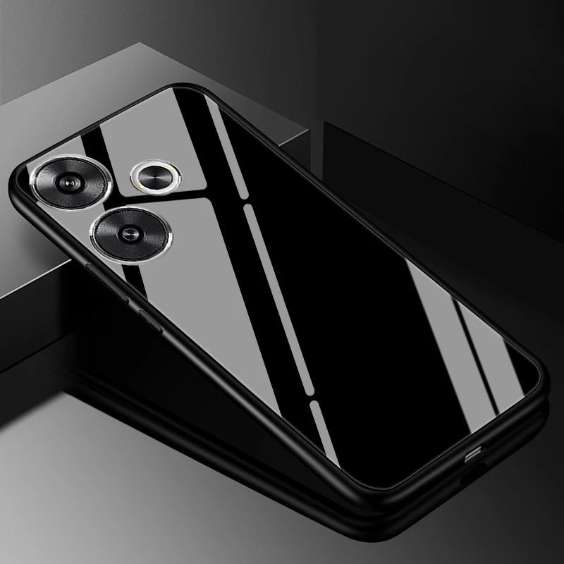 For Xiaomi Redmi 13 Case Cover Tempered Glass Cases for Xiaomi POCO M6 4G Redmi13 Redmi 13C 4G 5G Hard Back Bumper POCO C65