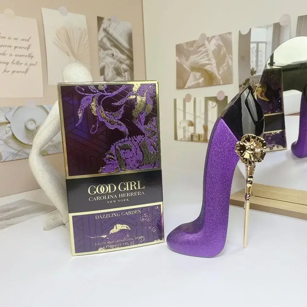 New 80ml Women's Luxury Floral Elegant High Heel Bottle Design Lasting Fragrance Sexy Spray Fashion Deodorant Perfume Gift