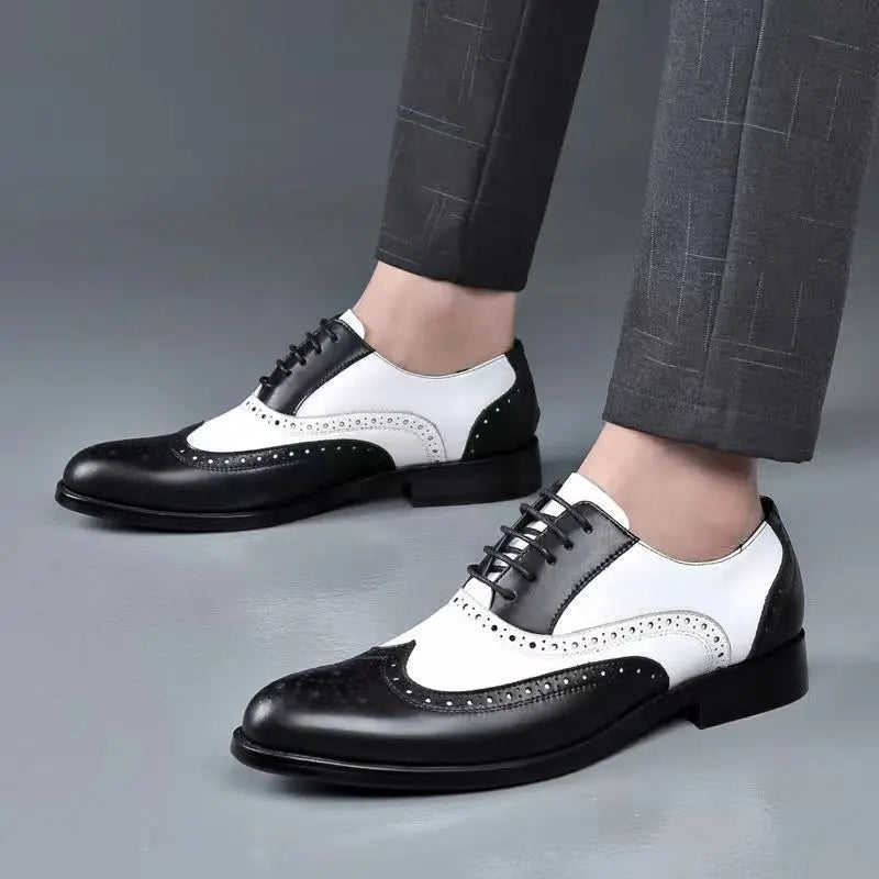 Men's Shoes Luxury High Quality Dress Shoes 2026 Brand Designer Shoes for Men Sneakers Fashion Point Toe Men Party Wedding Shoe