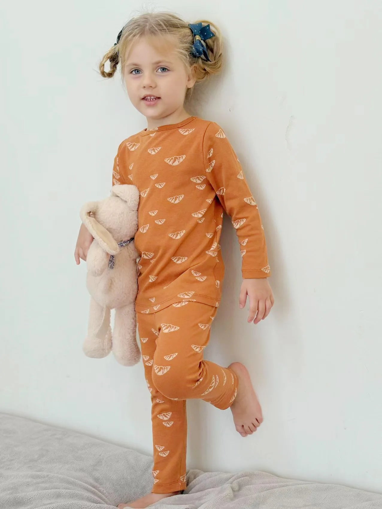 1-6T Toddler Kid Baby Boy Girl Clothes Set Cotton Infant Homewear Casual Top Pant Suit Childrens 2pcs Pajamas Set Outfit