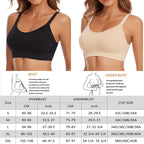 Womens Wireless Bras Comfort Push Up Bras No Underwire Bra Full Support Lift Bralette Full Coverage Sport Everyday Bra