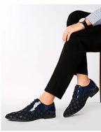 Elegant Red Men's Casual Leather Shoes Pointed-Toe Lace-up Men's Dress Shoes Comfortable Formal Shoes zapatos de vestir hombre