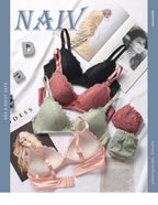 Women's Bra Smooth 3/4 Coverage Big Large Lingerie Seamless Wire free Push Up Support Bras ABC Cup Size 70-90 Black White Tops