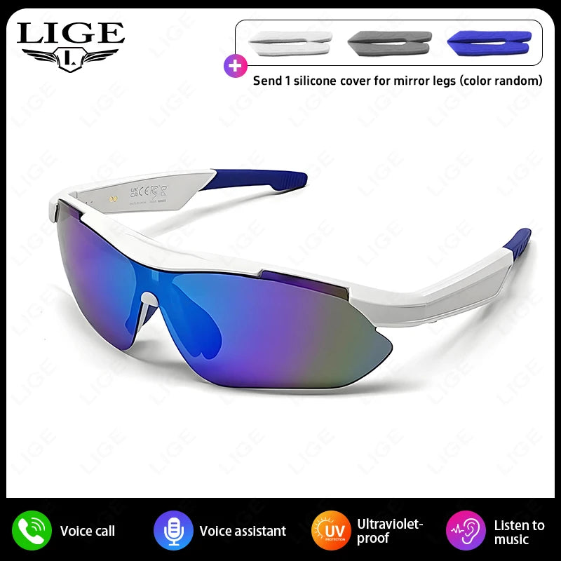 Smart Bluetooth Glasses Listening To Music Phone Calling Cycling Sport Headphone UV Protection intelligence Sunglasses Men Women