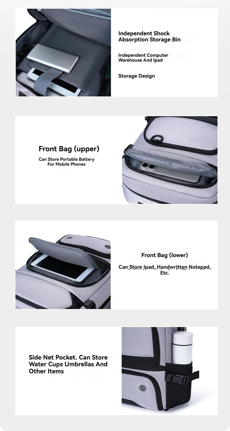 Laptop Backpack For 13.3 14 15.6 17.3 Inch Notebooks Case Men Women Teenagers Computer Waterproof Travel Large Capacity Backpack