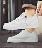 Classic Men Platform Leather Shoes Loafers Designer Trend Brand Man Flat Casual Shoes Fashion Zip Sneakers Shoes Men Mocciasins