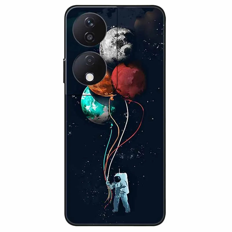 For Honor 90 Smart 5G Case 6.8'' Animal Painted Wolf Lion Silicon Phone Cover For Honor 90 Smart TPU Coques Protect Shell Capa