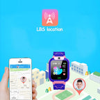 Kids Smart Phone Watch 2G SOS Call Back LBS Location With Math Game 12 Languages Voice Chat Children Waterproof Alarm Clock Toys