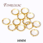 Multi Types 14K/18K Gold Plated Round Bead Frame,Brass Metal Circle Frame Connectors Spacers Beads,DIY Beading Jewelry Making