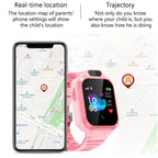 Kids Smart Watch SOS GPS Location Phone Call Sim Card Child Smart Watch Camera Waterproof Upgrade Watch For Kids Gift