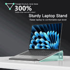 Ergonomic Laptop Stand Aluminum Alloy Laptop Stand Aluminum Portable Laptop Stand for Base with Wrist Pad