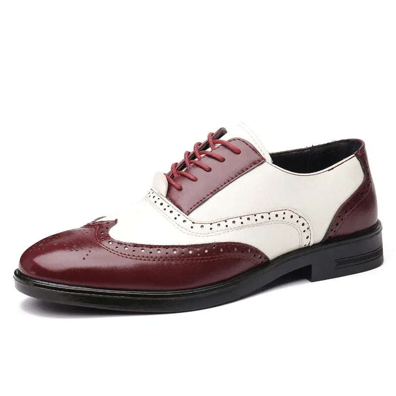 Men's Shoes Luxury High Quality Dress Shoes 2026 Brand Designer Shoes for Men Sneakers Fashion Point Toe Men Party Wedding Shoe