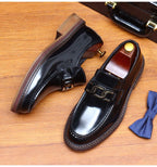 2024 New Shoes For Men Loafers Mens Dress Shoes Leather Shoes Man Male Genuine Leather Social Shoes