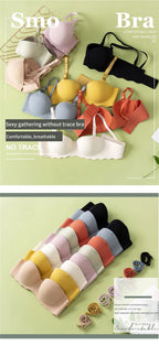 Sleek Supportive Design Children Girls Seamless Bras No Underwire Padded for Small Busts Comfort and Breathable for Active Wear