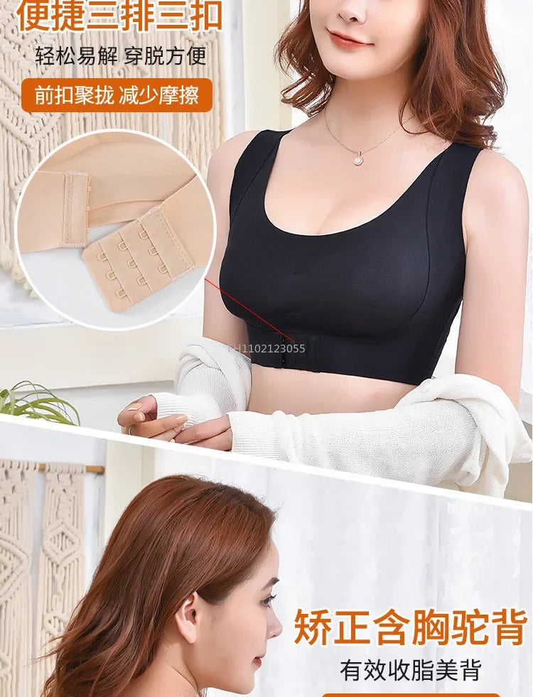 Posture Correction Bras Underwear Women Prevent Hunchback Bra Push Up Brassiere Shockproof Sports Fitness Vest Lingerie Tank