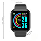 Bluetooth Smartwatch for Men and Women with Phone Connect and Music Control