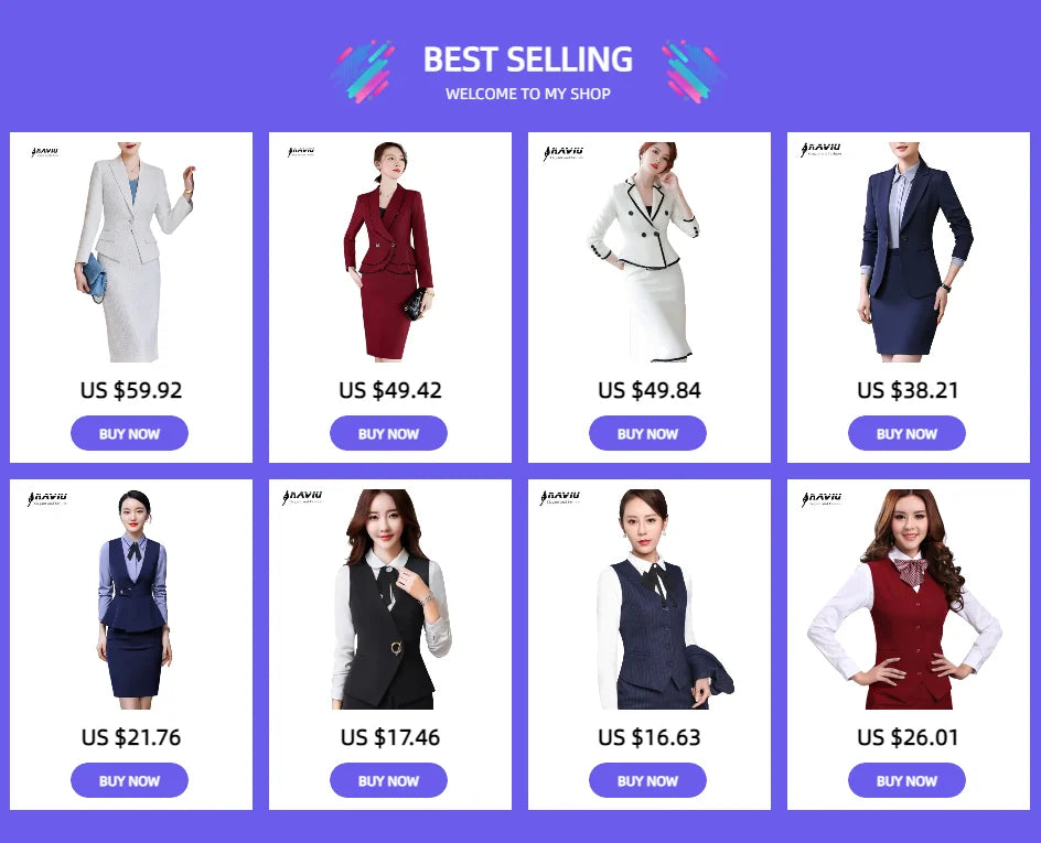 NAVIU Blue Suits Women 2023 New Autumn Professional Long Sleeve Rulffes Slim Blazer And Skirt Sets Office Ladies Work Wear Red
