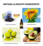 30ml Natural Black Seed Oil Serum Improve Dry&Frizzy Nourish And Repair Damaged Hair Essential Massage Oil Smooth Hair Skin Care