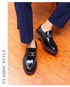 2024 New Shoes For Men Loafers Mens Dress Shoes Leather Shoes Man Male Genuine Leather Social Shoes