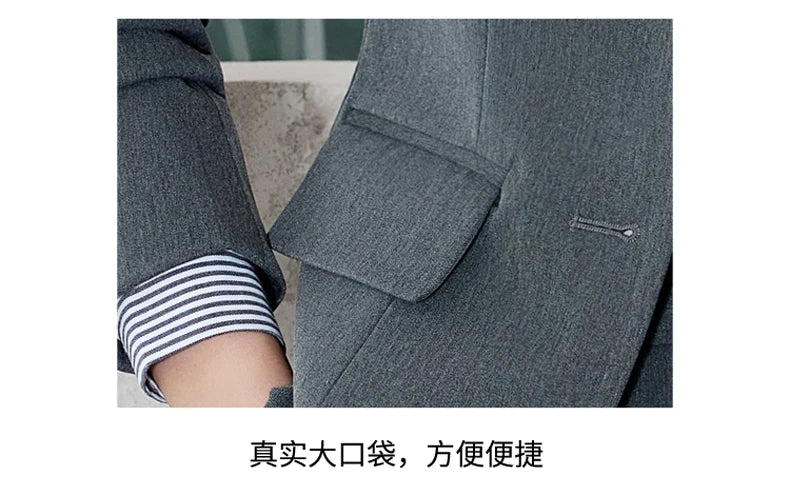 AIyssa Fashionable professional women's clothing, high-quality two-piece suit jacket + skirt. Sophisticated and elegant