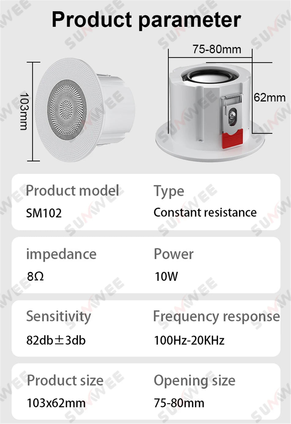 Smart Home Touch Screen 4inch WIFI Android11 bluetooths audio in Wall Amplifier Control Background Music Ceiling Speakers system