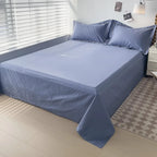 Soft Egyptian Cotton Bed Sheet Home Textile Luxury 400TC 100% Cotton Flat Sheets Bed Linen Single Queen King Size Bedspreads