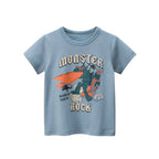 2-8T Toddler Kid Baby Boys Clothes Summer Cotton Top Infant Short Sleeve T Shirt Fashion Cute Tee Boys Tshrit Outfits
